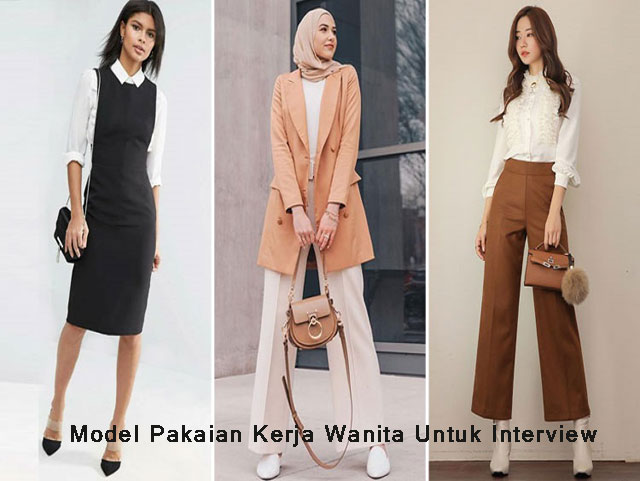 Model Pakaian Kerja Wanita Untuk Interview